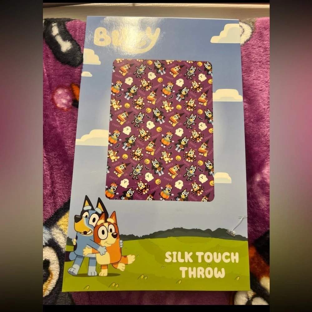 Bluey Halloween Blanket
